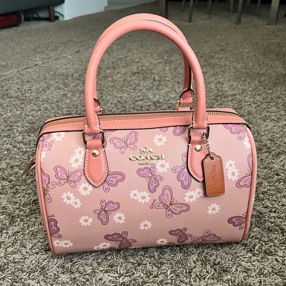 Coach Rowan Lovely Butterfly Print